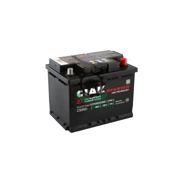 AKUMULATOR 12V 55AH D+ CIAK STARTER