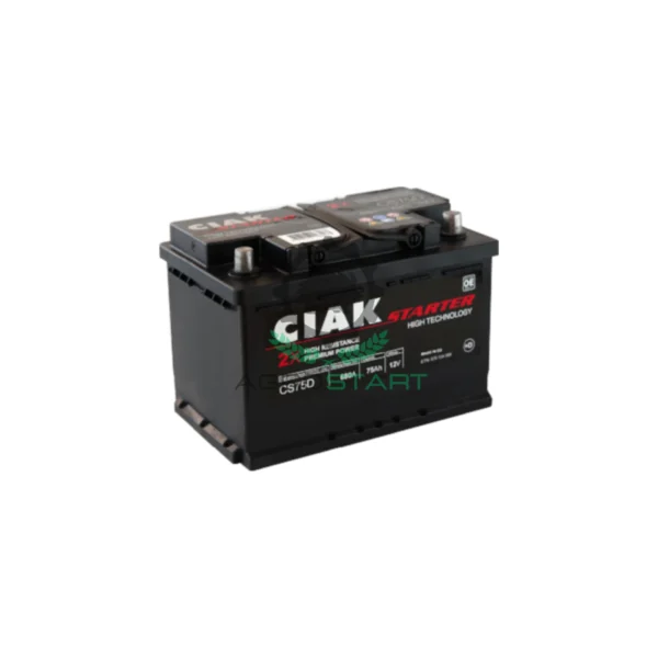 AKUMULATOR 12V 75AH CIAK STARTER